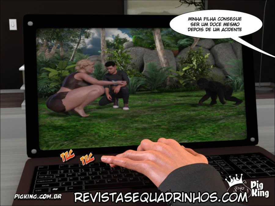 Família Perdida 6: Orgia em 3D - Quadrinhos Eróticos Explícitos