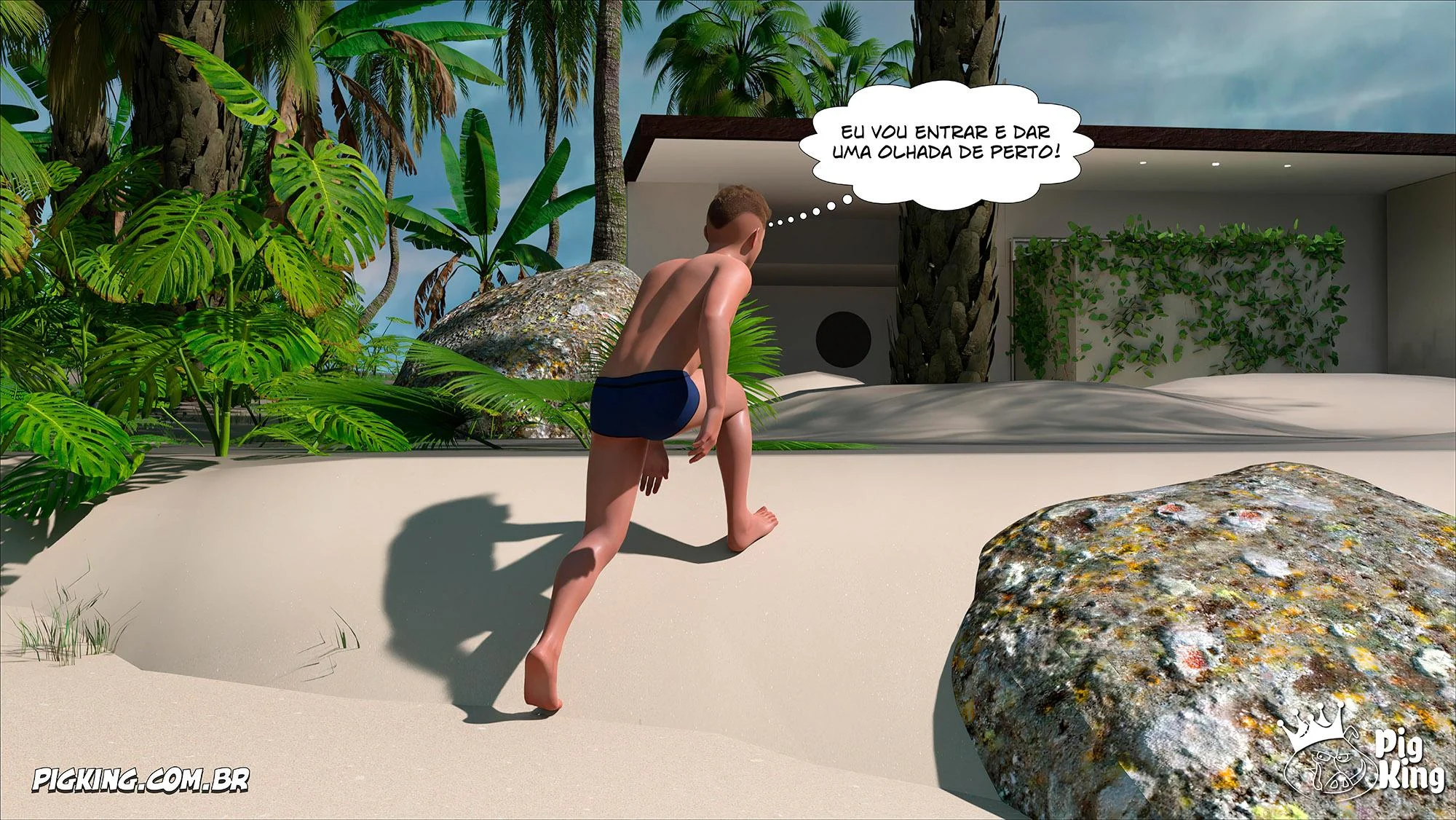 Puta foda familiar em 3D: incesto surreal a todo vapor