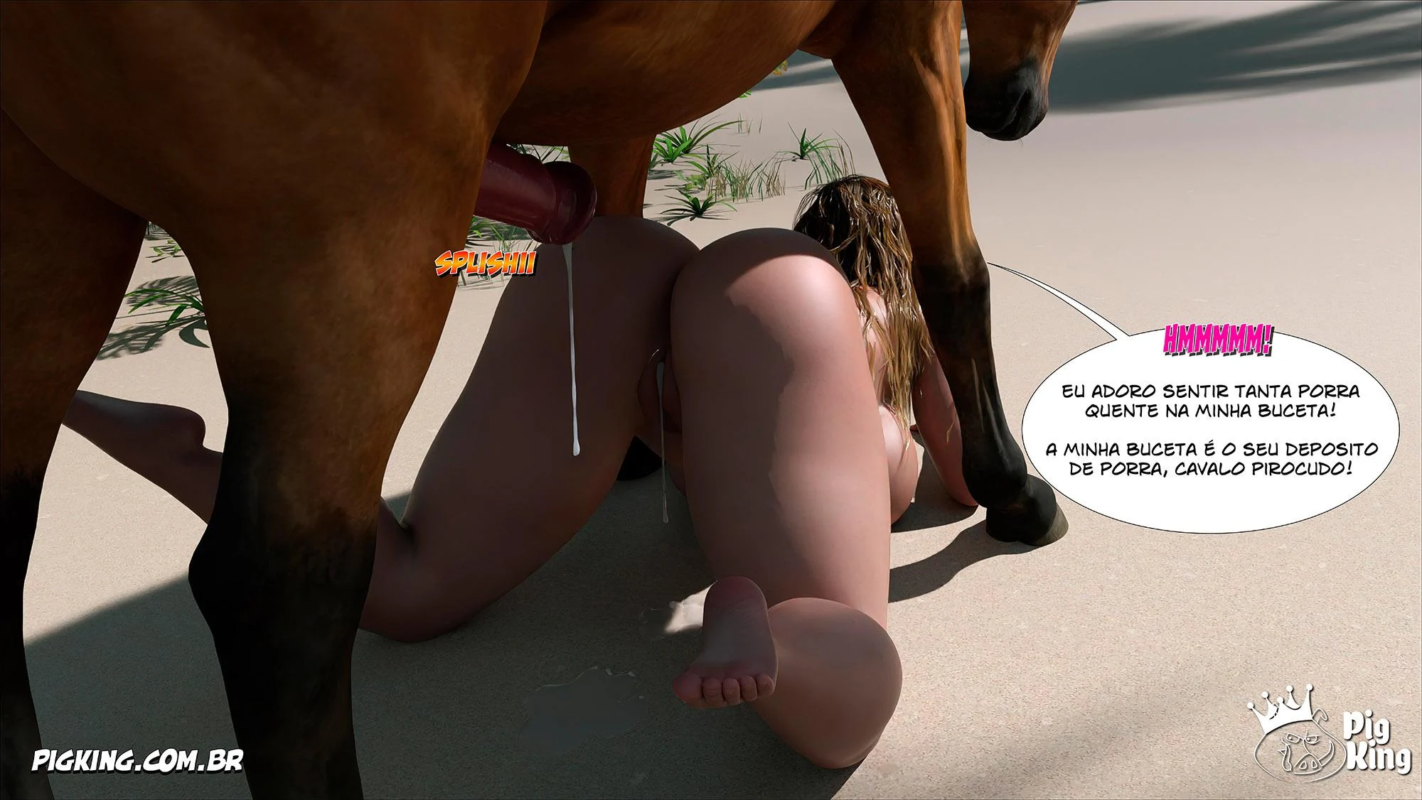 Puta foda familiar em 3D: incesto surreal a todo vapor