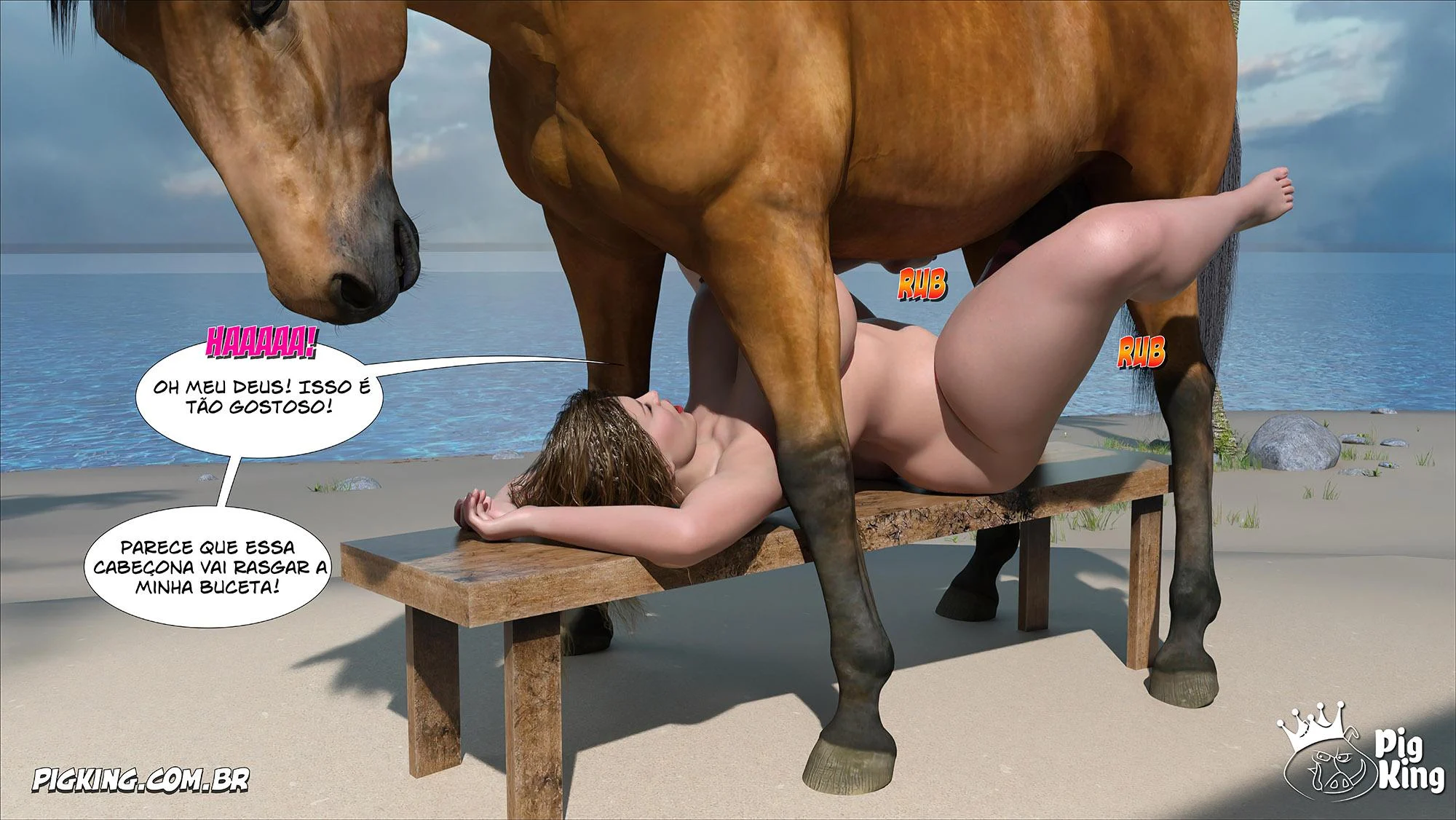 Quadrinhos Proibidos: Família Em Sexo Quente Em 3D Explicito