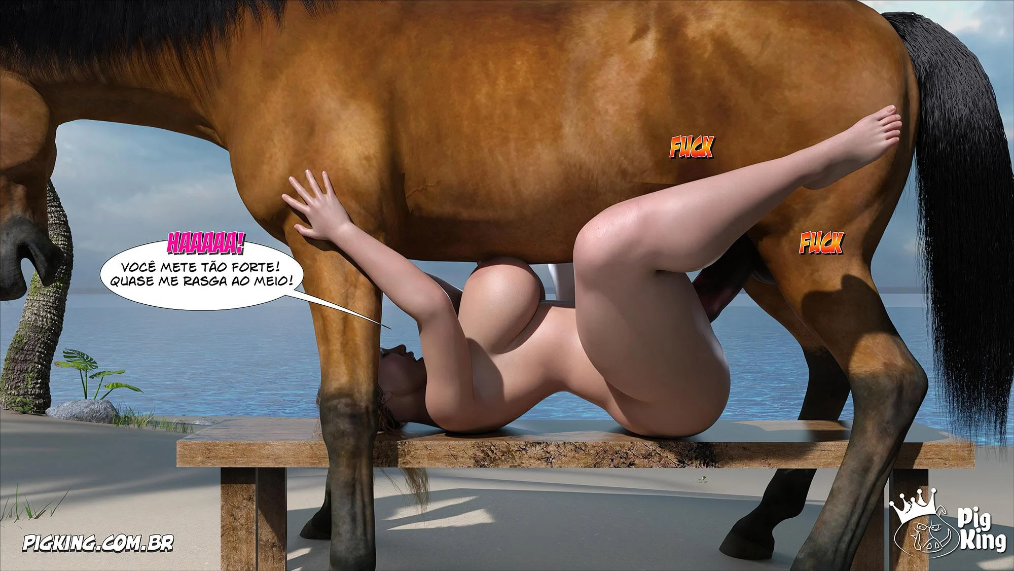 Quadrinhos Proibidos: Família Em Sexo Quente Em 3D Explicito