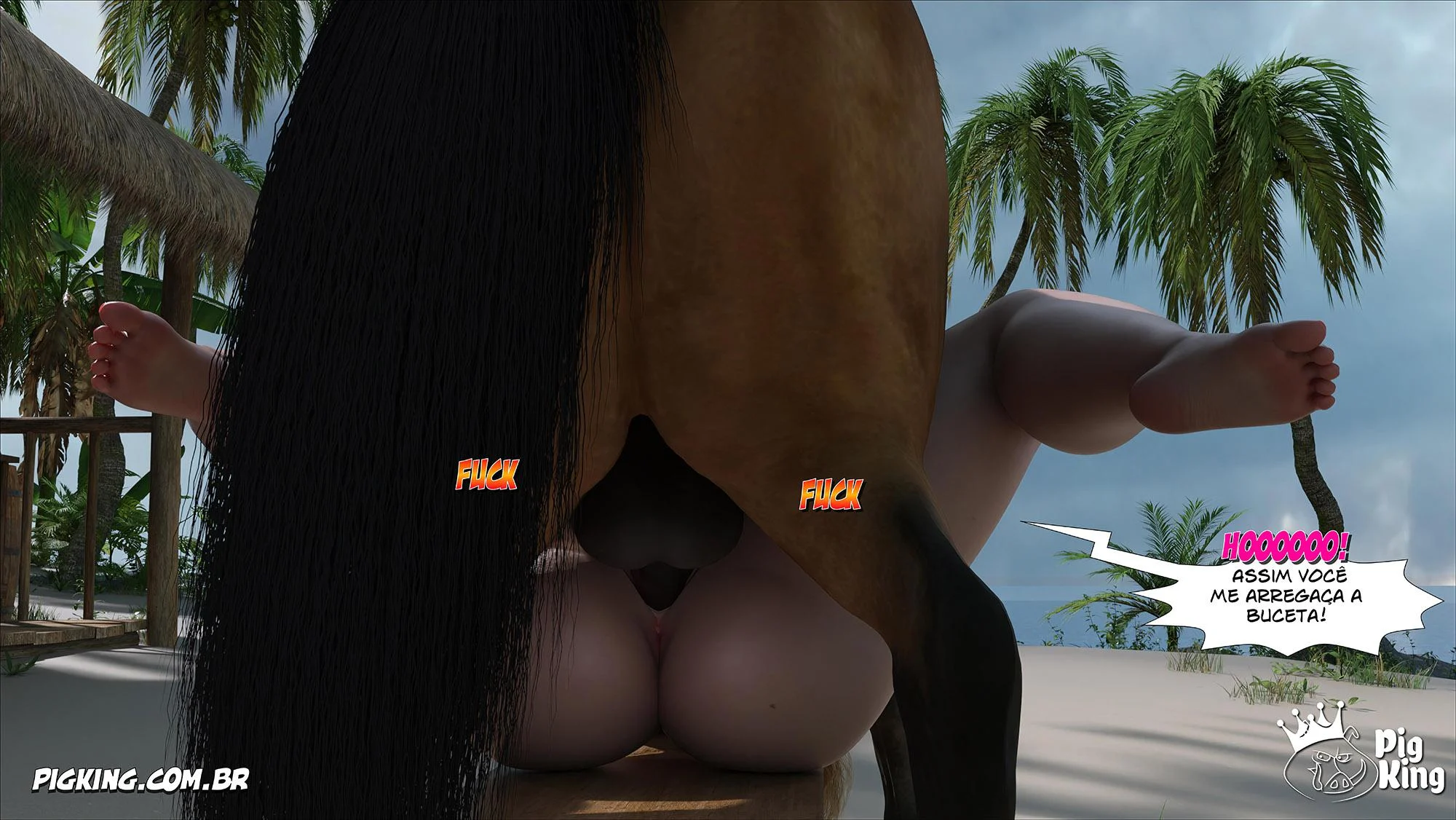 Quadrinhos Proibidos: Família Em Sexo Quente Em 3D Explicito