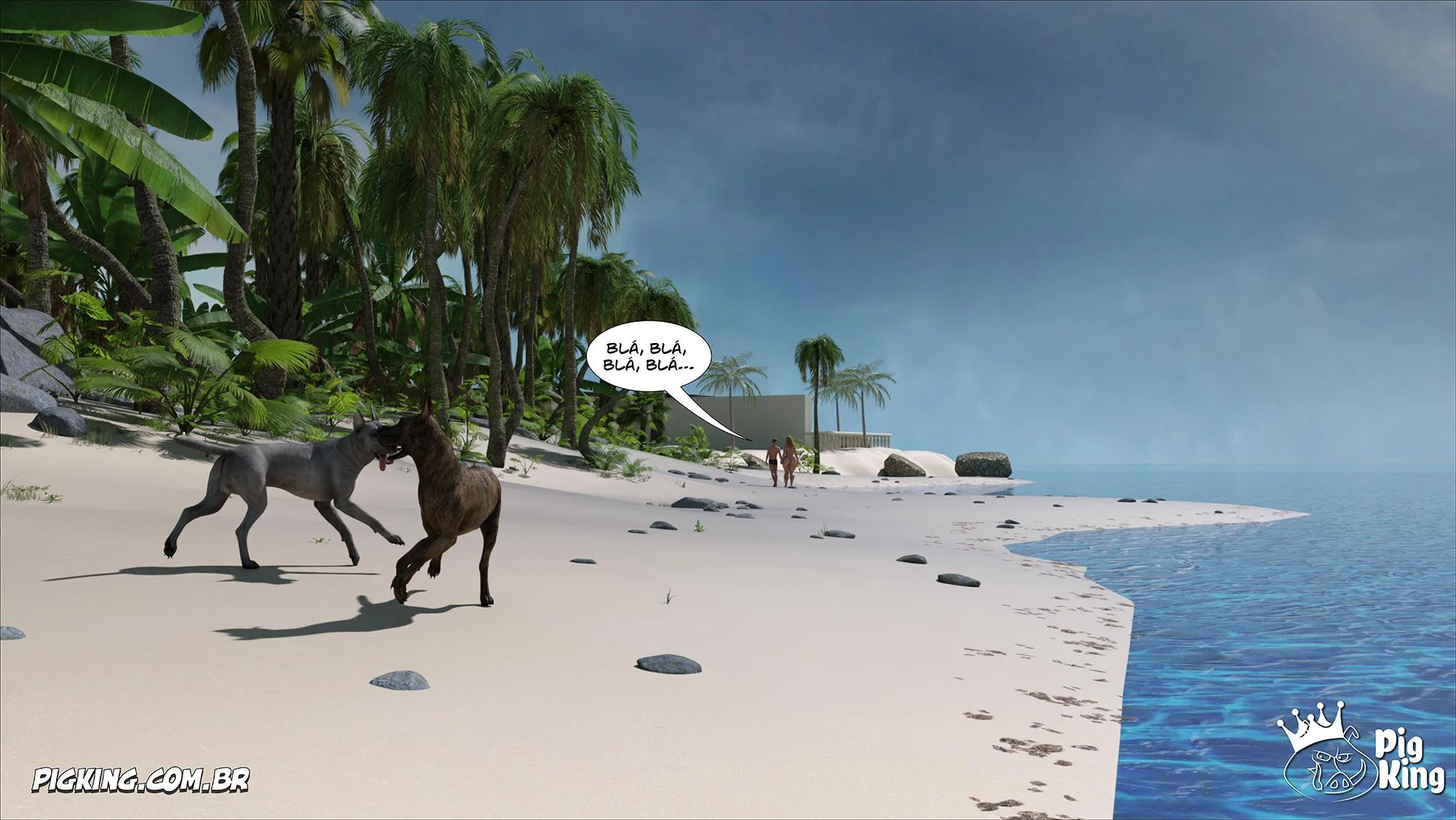 Quadrinhos Proibidos: Família Em Sexo Quente Em 3D Explicito