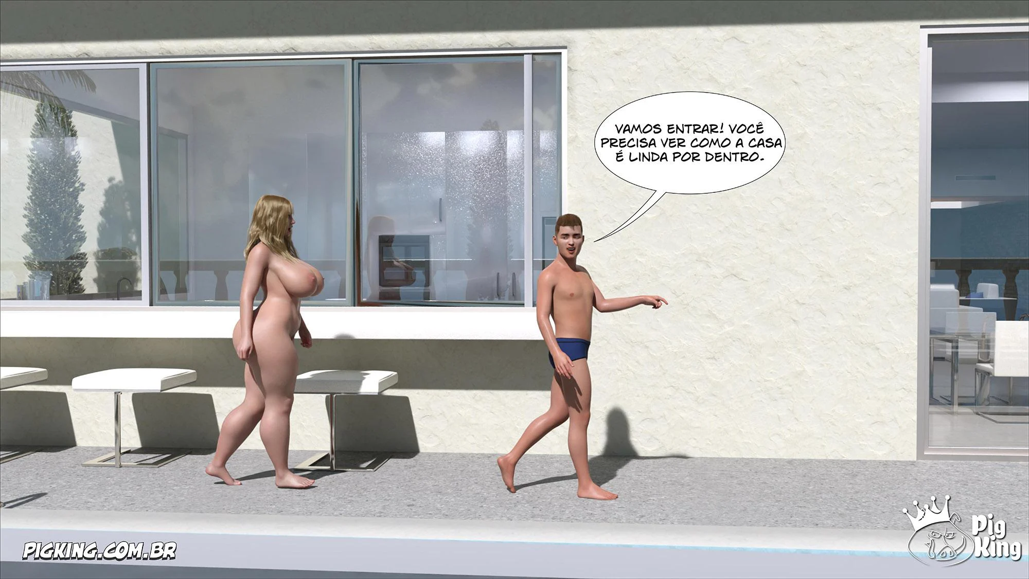 Quadrinhos Proibidos: Família Em Sexo Quente Em 3D Explicito