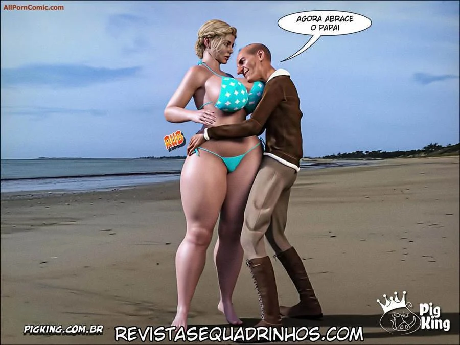 Perdida na Família: Orgia Tabu em 3D Explícito