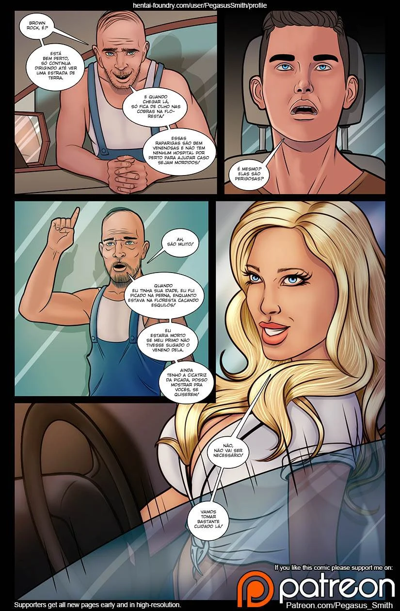 Perdido na Floresta: Putaria Selvagem em Quadrinhos Proibidos