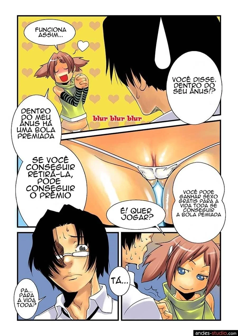 Loteria do Sexo Anal Explícita: HQ com Cenas Proibidas de Putaria