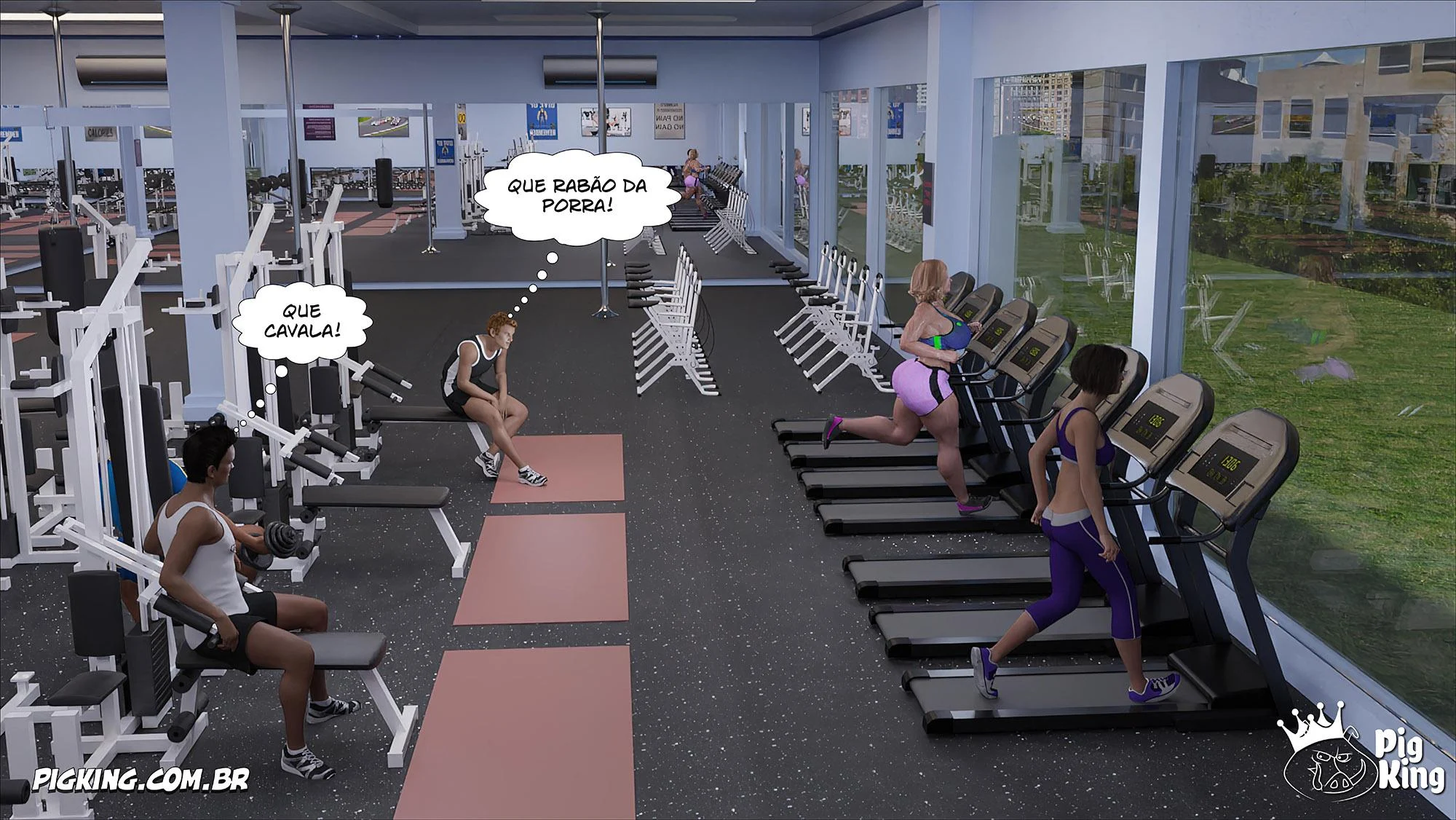 Louise 02: Foda Brutal em 3D - Hentai Pesado no Quadrinho