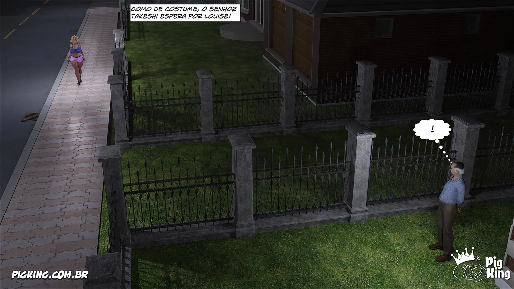 Louise 02: Foda Brutal em 3D - Hentai Pesado no Quadrinho