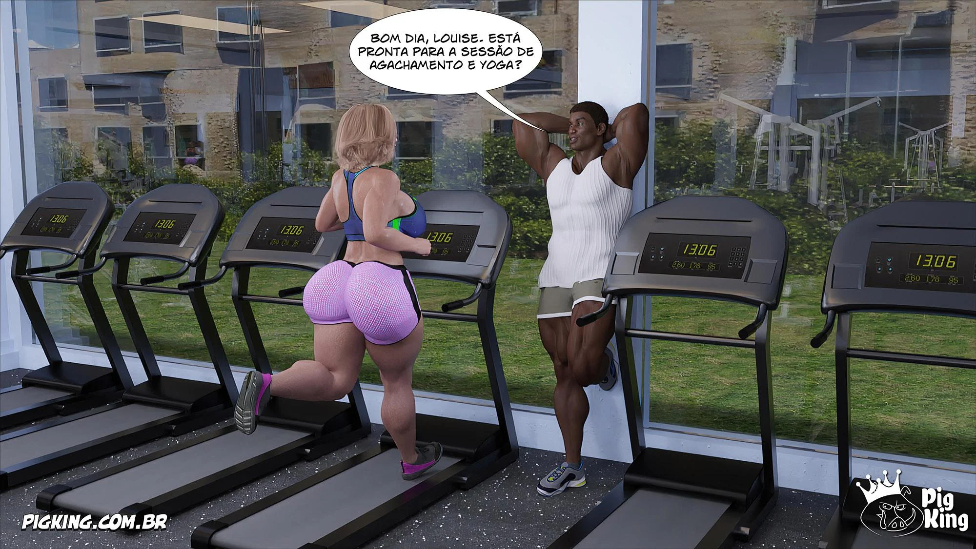 Louise 02: Foda Brutal em 3D - Hentai Pesado no Quadrinho