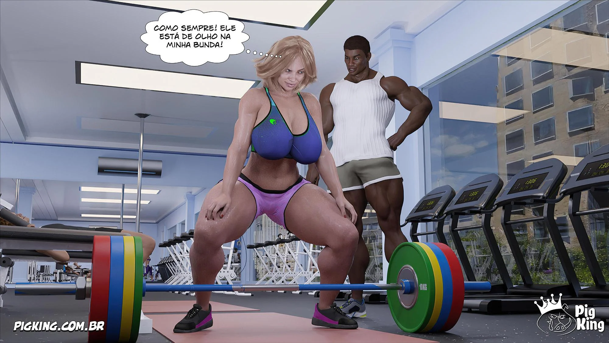 Louise 02: Foda Brutal em 3D - Hentai Pesado no Quadrinho