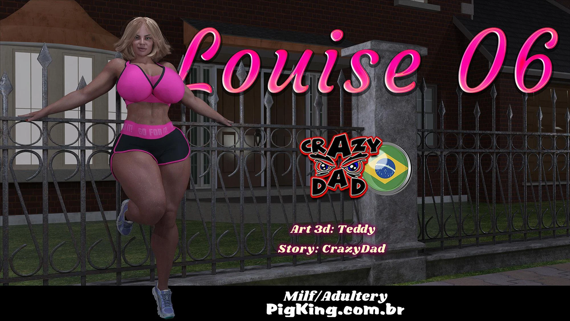 Louise 06: Cenas de sexo explícito em HQ 3D