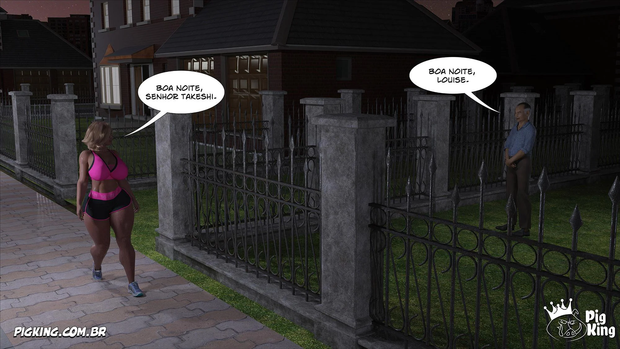 Louise 06: Cenas de sexo explícito em HQ 3D