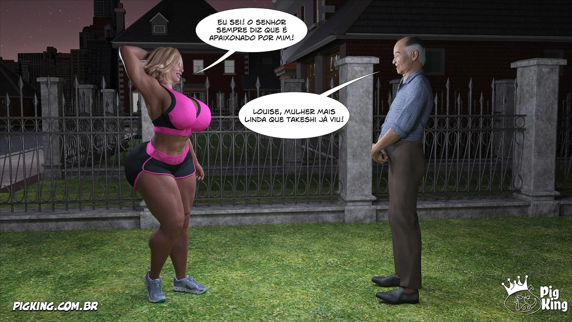 Louise 06: Cenas de sexo explícito em HQ 3D