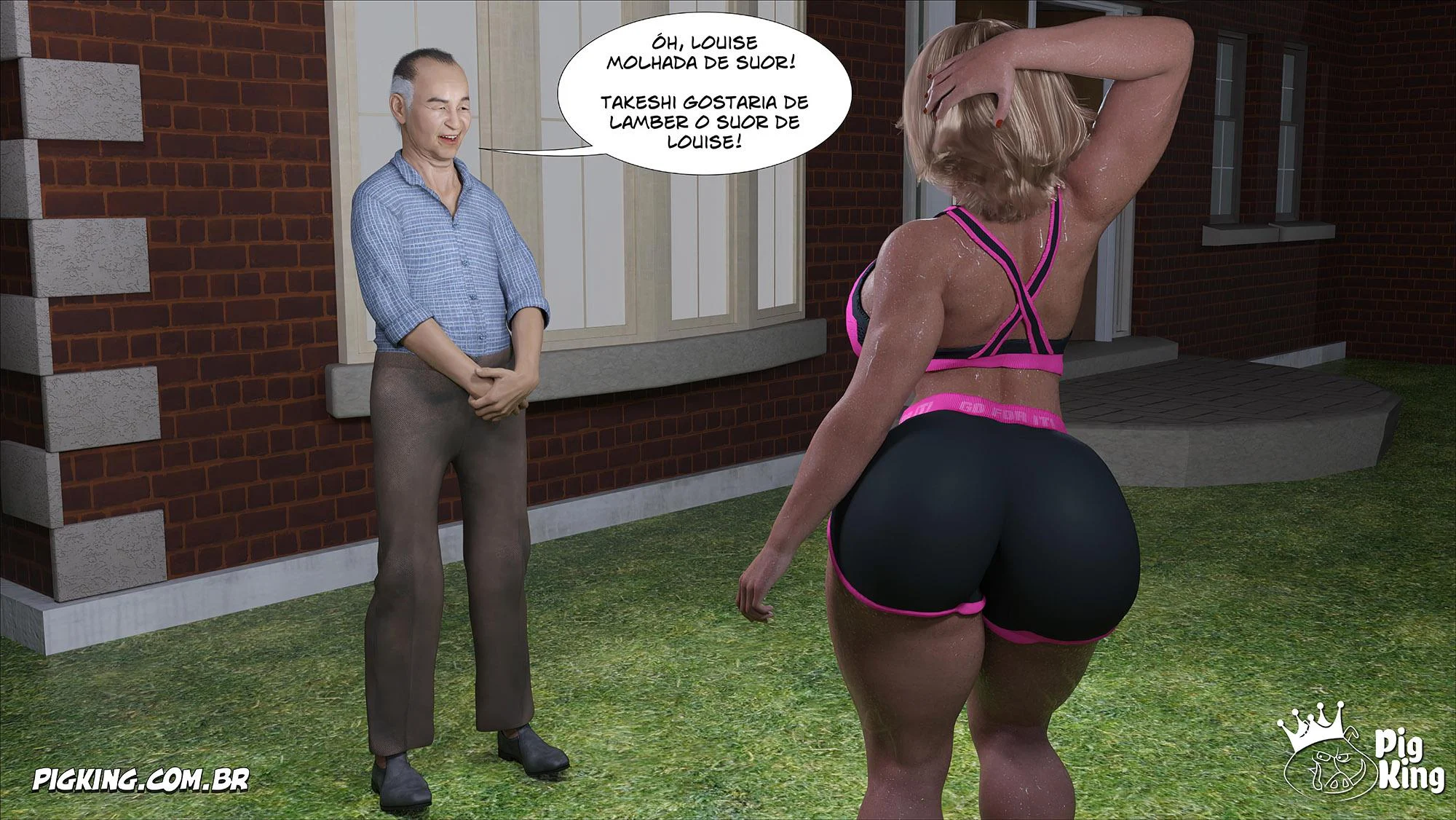 Louise 06: Cenas de sexo explícito em HQ 3D