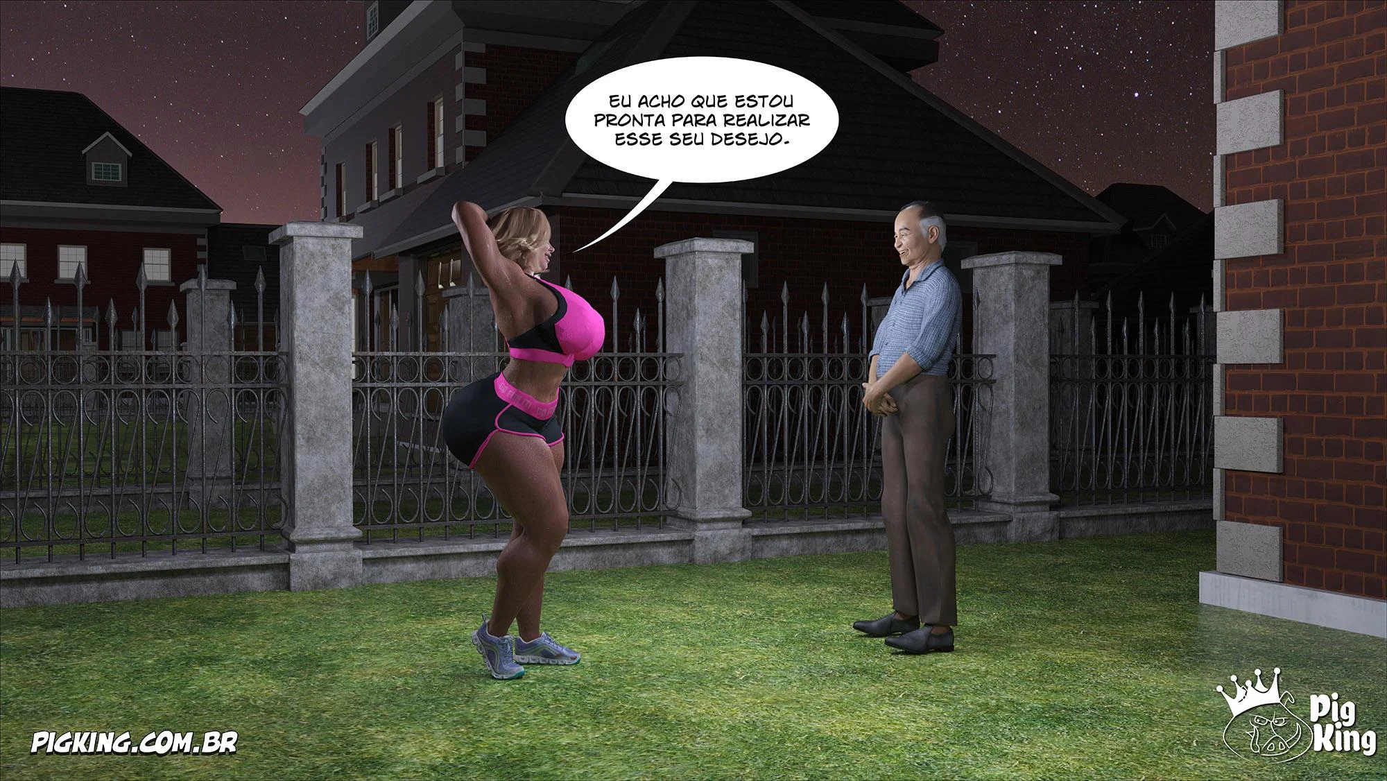 Louise 06: Cenas de sexo explícito em HQ 3D