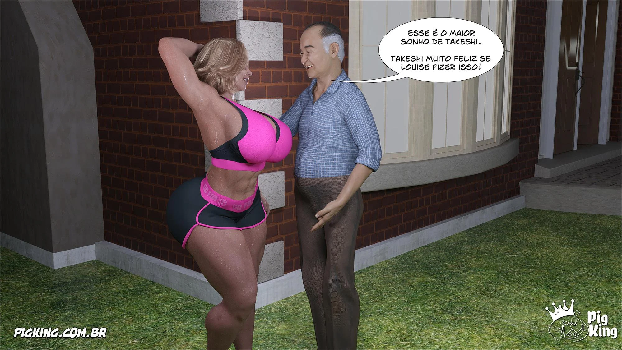 Louise 06: Cenas de sexo explícito em HQ 3D