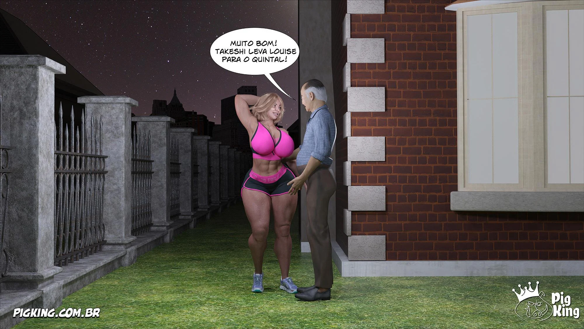 Louise 06: Cenas de sexo explícito em HQ 3D