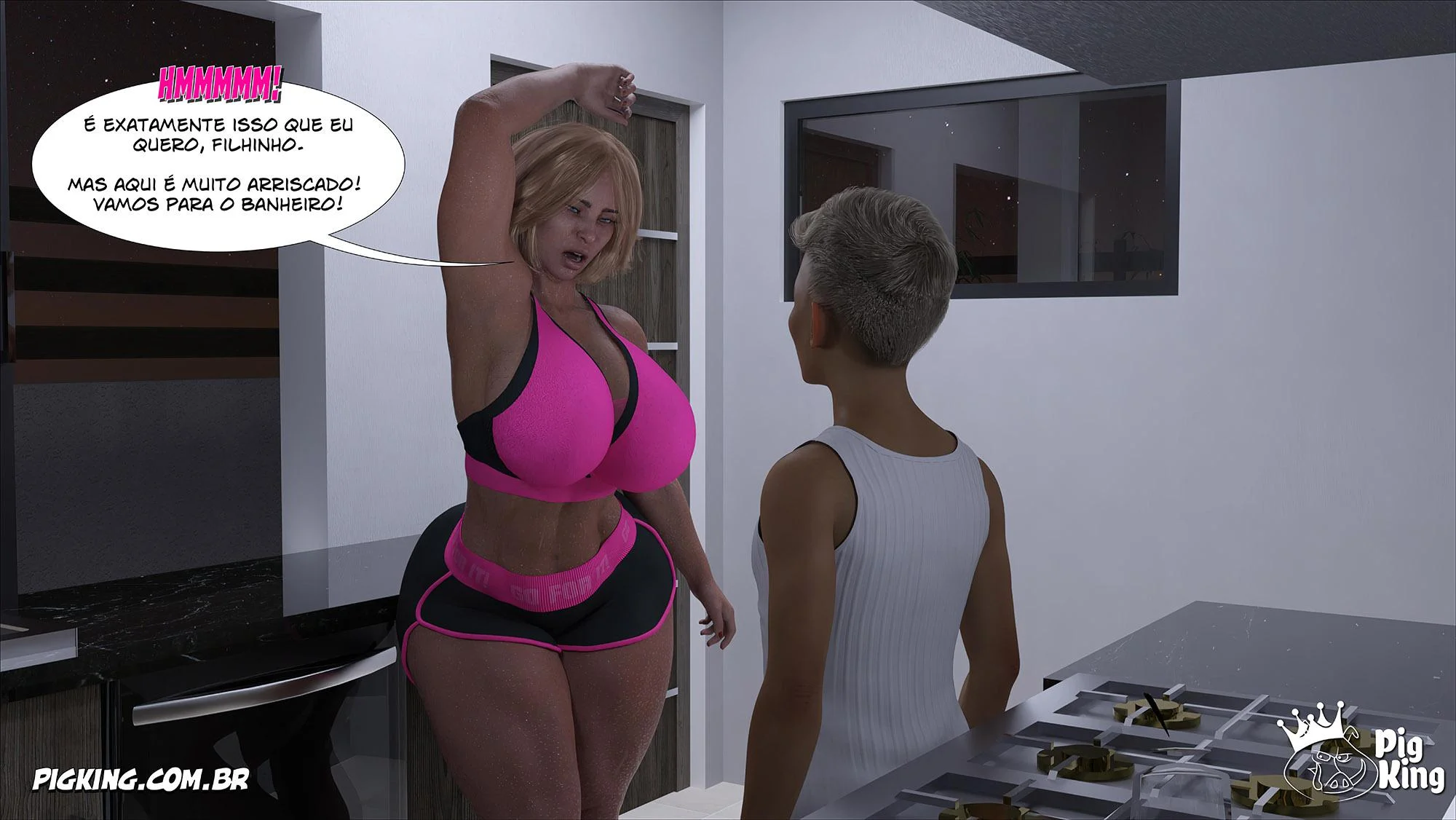 Louise 07: Orgasmos Proibidos e Fetiches Explícitos em HQ 3D