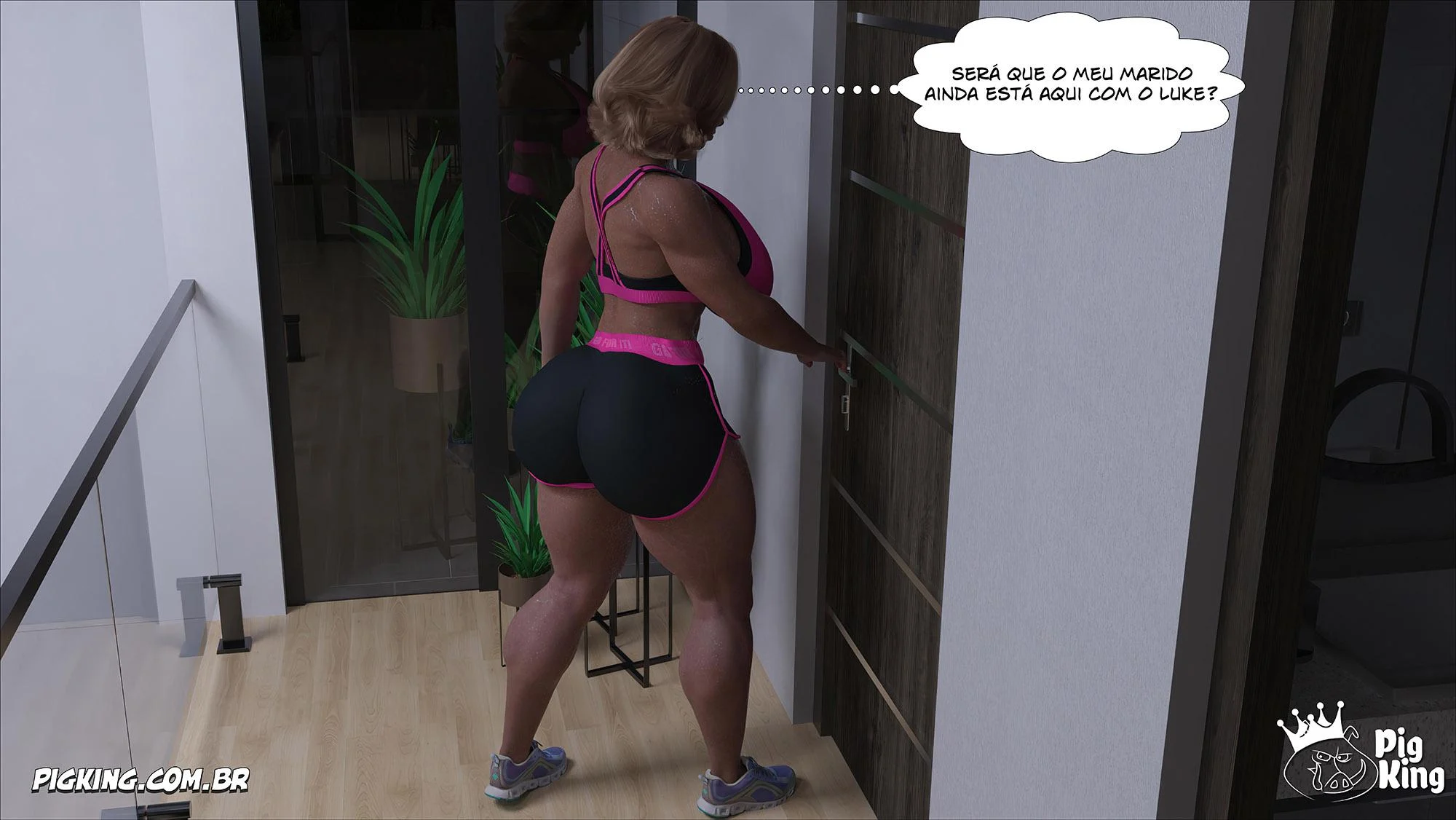 Louise 08: Transas Ardentes em Quadrinhos de Sexo Explícito 3D