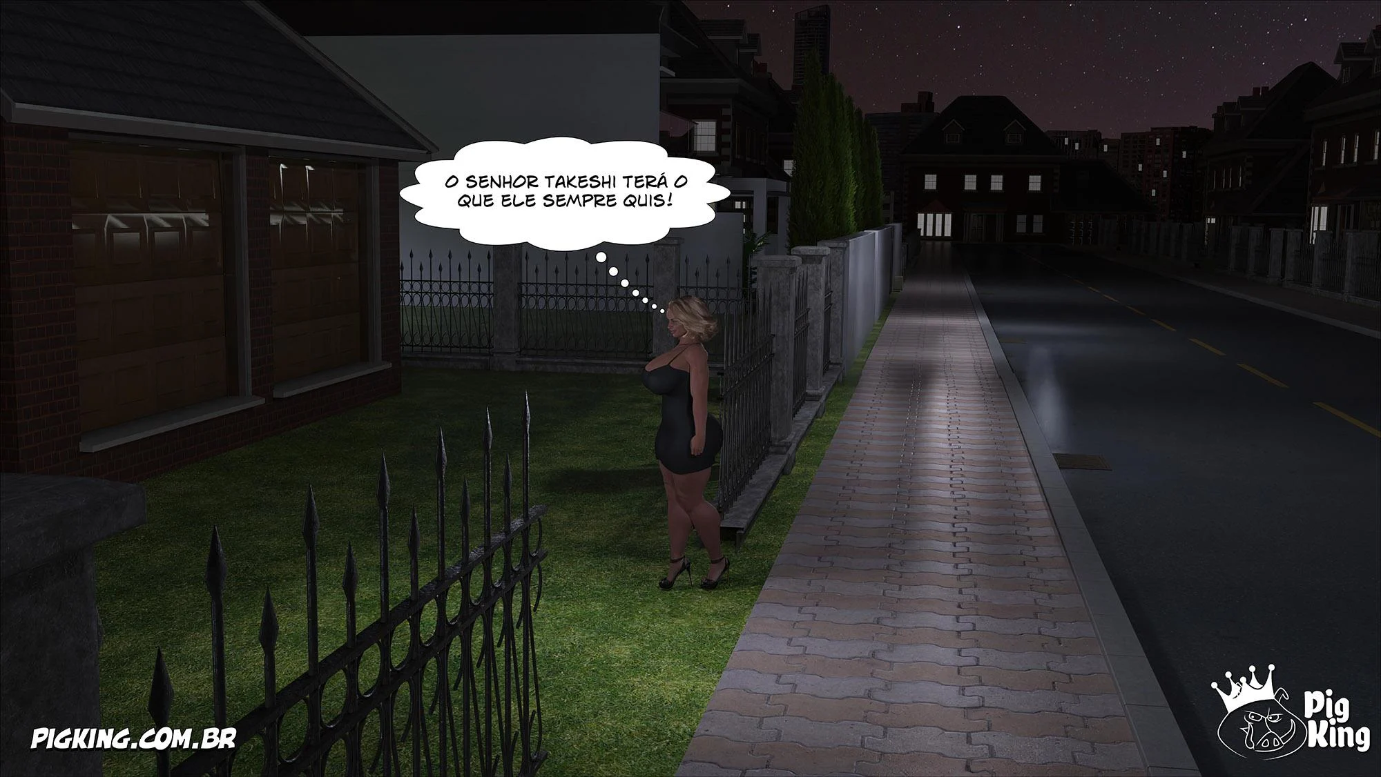 Louise 09: Foda 3D Explícita com Loucuras de Família no HQ