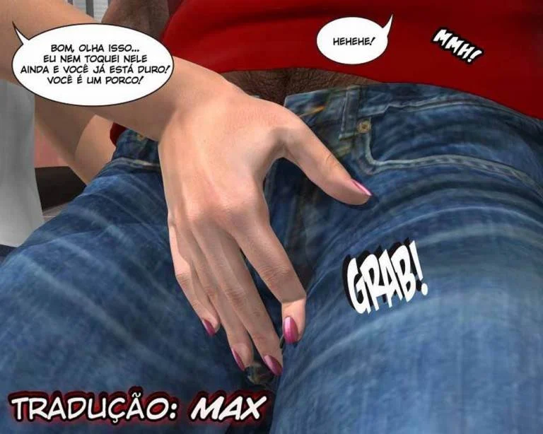 Irmã Mais Nova Flagra e Dá Prova Sexual Inesquecível em HQ 3D