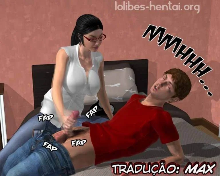 Irmã Mais Nova Flagra e Dá Prova Sexual Inesquecível em HQ 3D