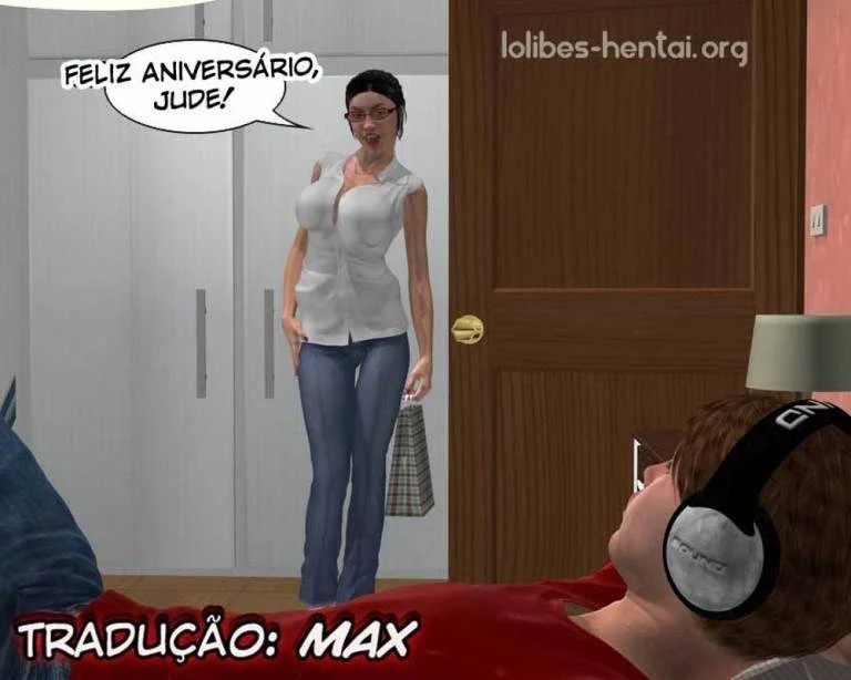 Irmã Mais Nova Flagra e Dá Prova Sexual Inesquecível em HQ 3D