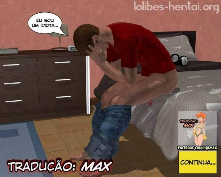 Irmã Mais Nova Flagra e Dá Prova Sexual Inesquecível em HQ 3D