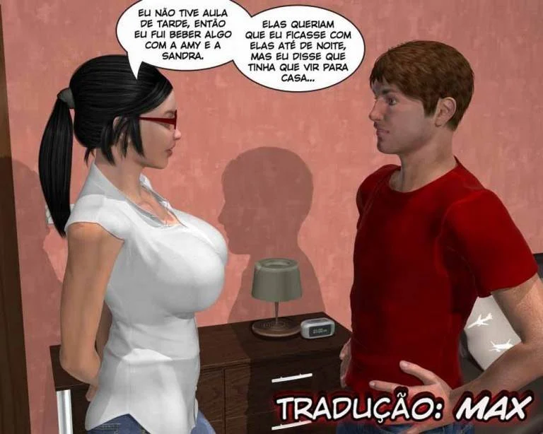 Irmã Mais Nova Flagra e Dá Prova Sexual Inesquecível em HQ 3D