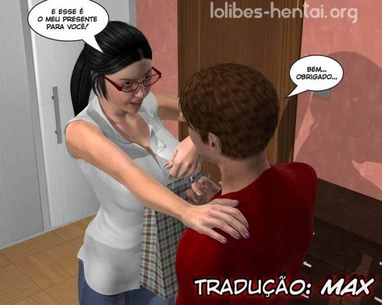 Irmã Mais Nova Flagra e Dá Prova Sexual Inesquecível em HQ 3D