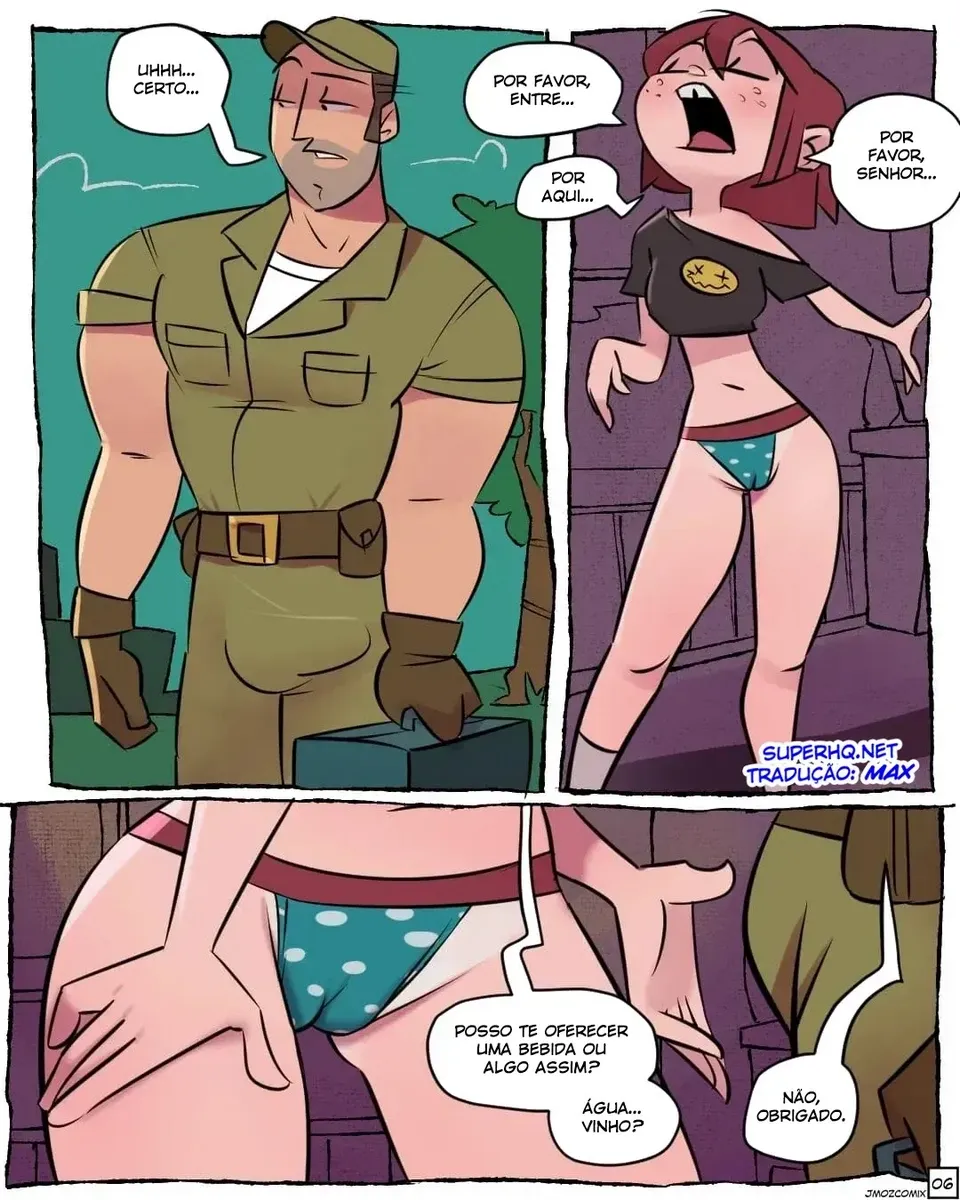 Quadrinhos Eróticos Explícitos: Aventuras Pornô da Jmoz e Peaches 2