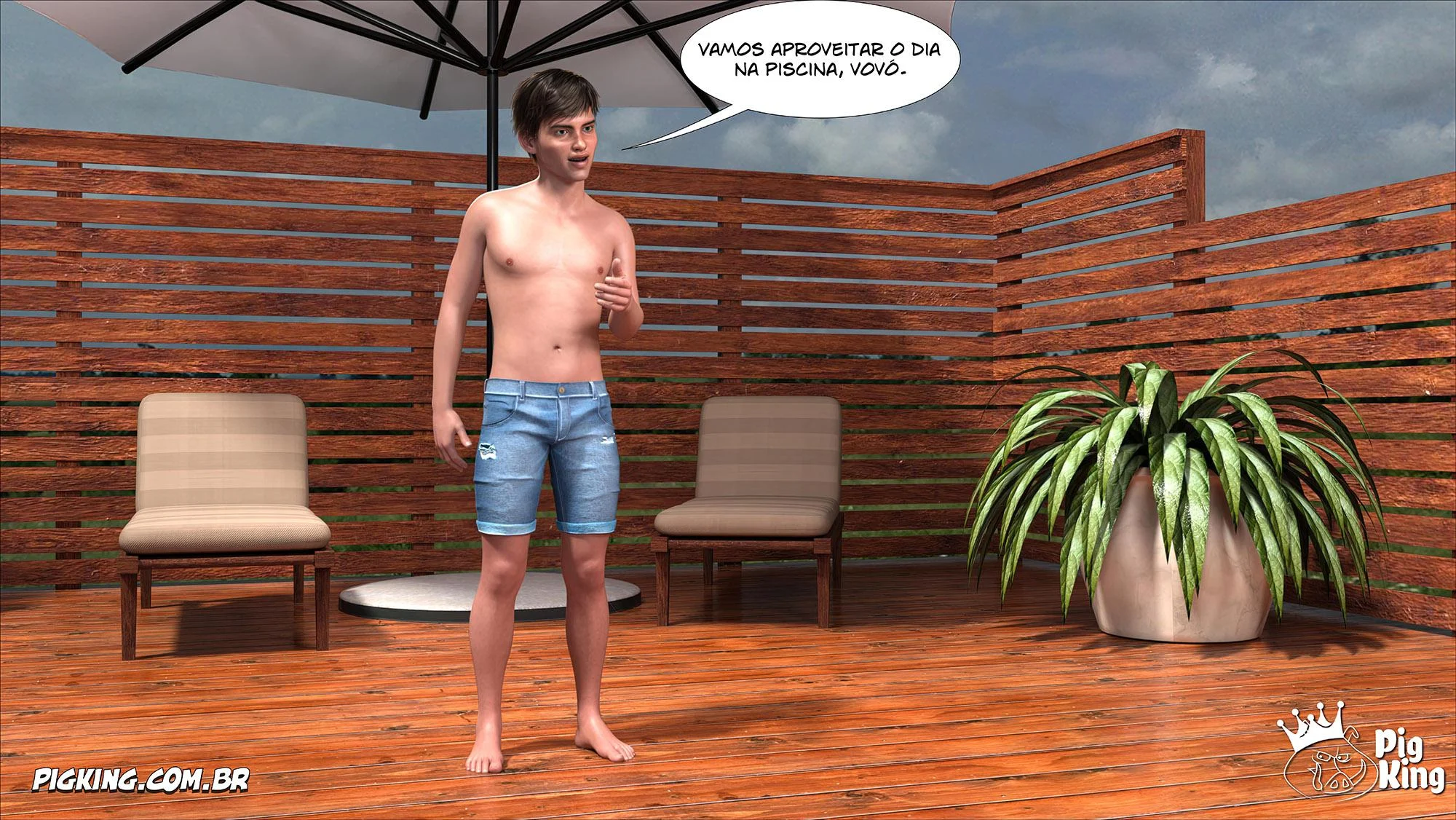 Exploração Carnal Proibida em HQ 3D Explícita