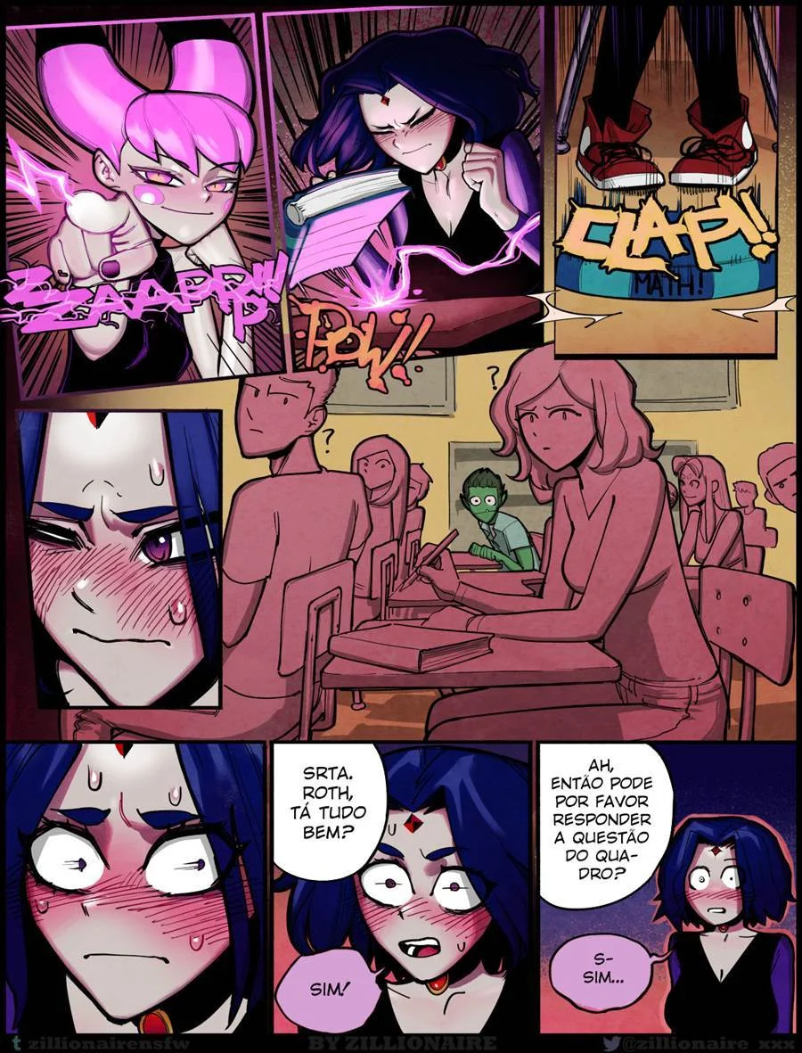 Orgia Proibida dos Jovens Titãs - Sexo Explícito em HQ