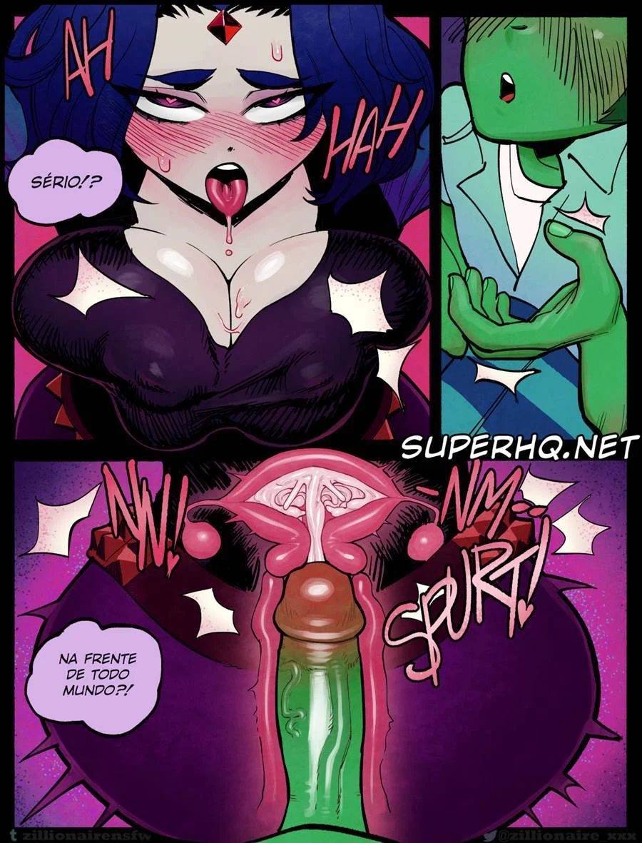 Orgia Proibida dos Jovens Titãs - Sexo Explícito em HQ