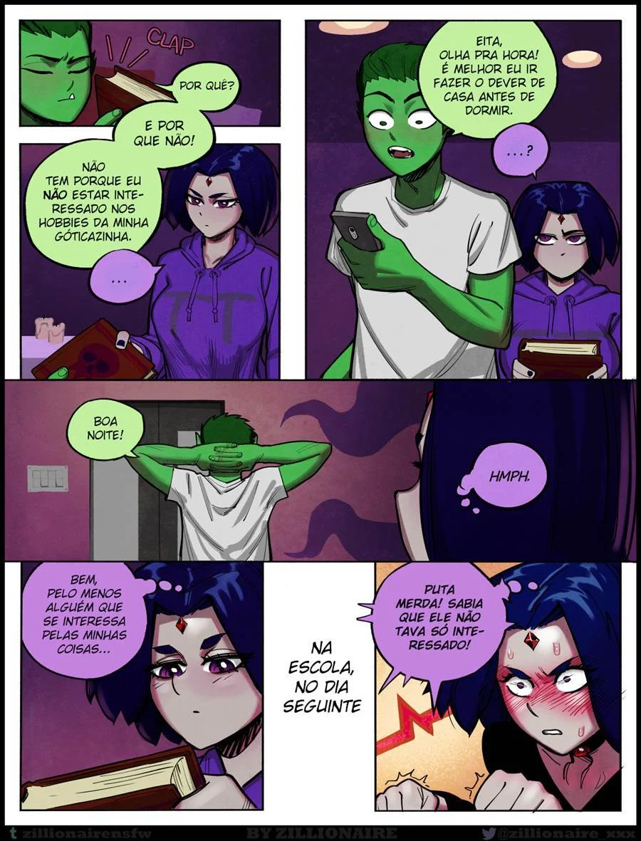 Orgia Proibida dos Jovens Titãs - Sexo Explícito em HQ