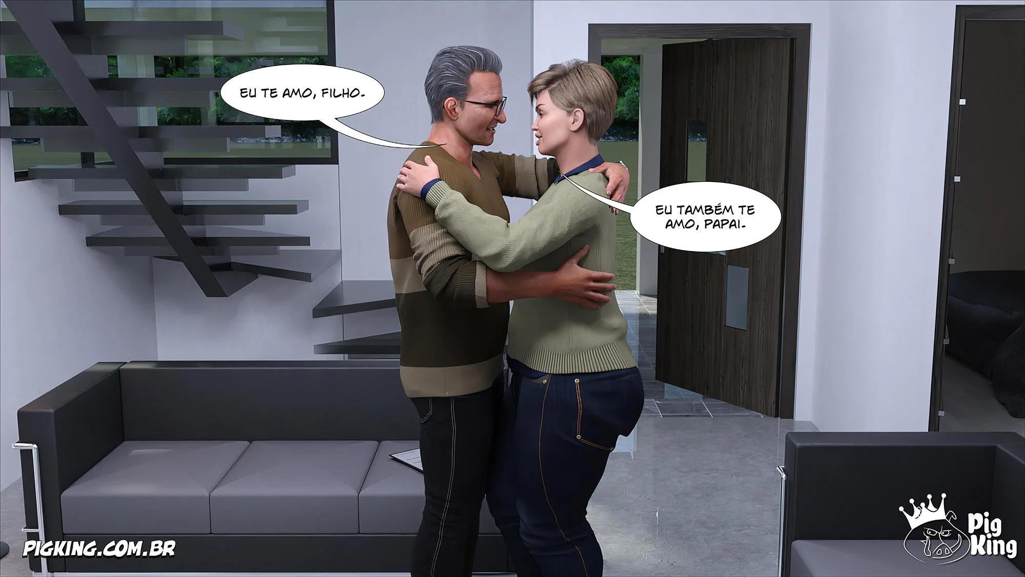 Luke - Parte 01: Sexo Explícito em 3D com Cenas Quentes de Pornografia Hardcore