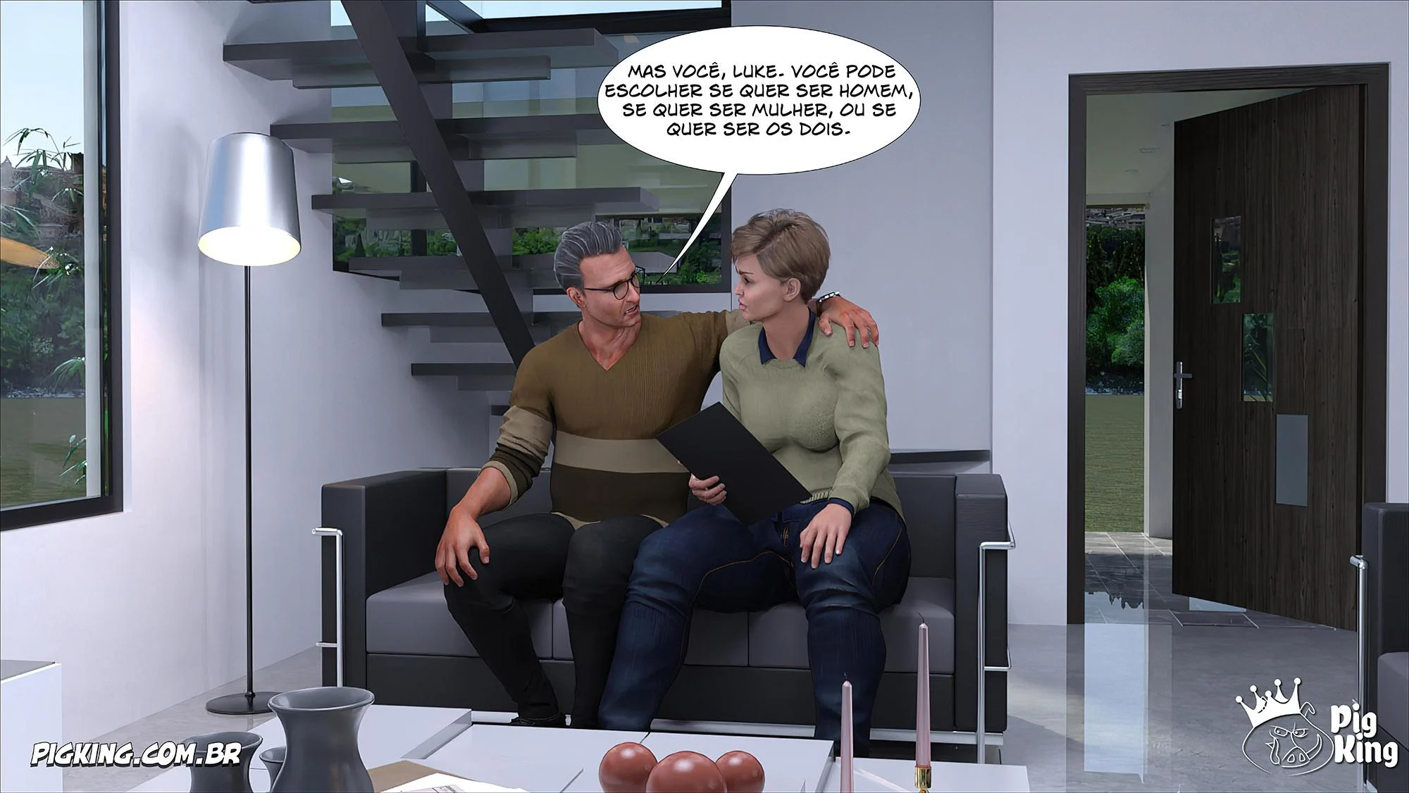 Luke - Parte 01: Sexo Explícito em 3D com Cenas Quentes de Pornografia Hardcore