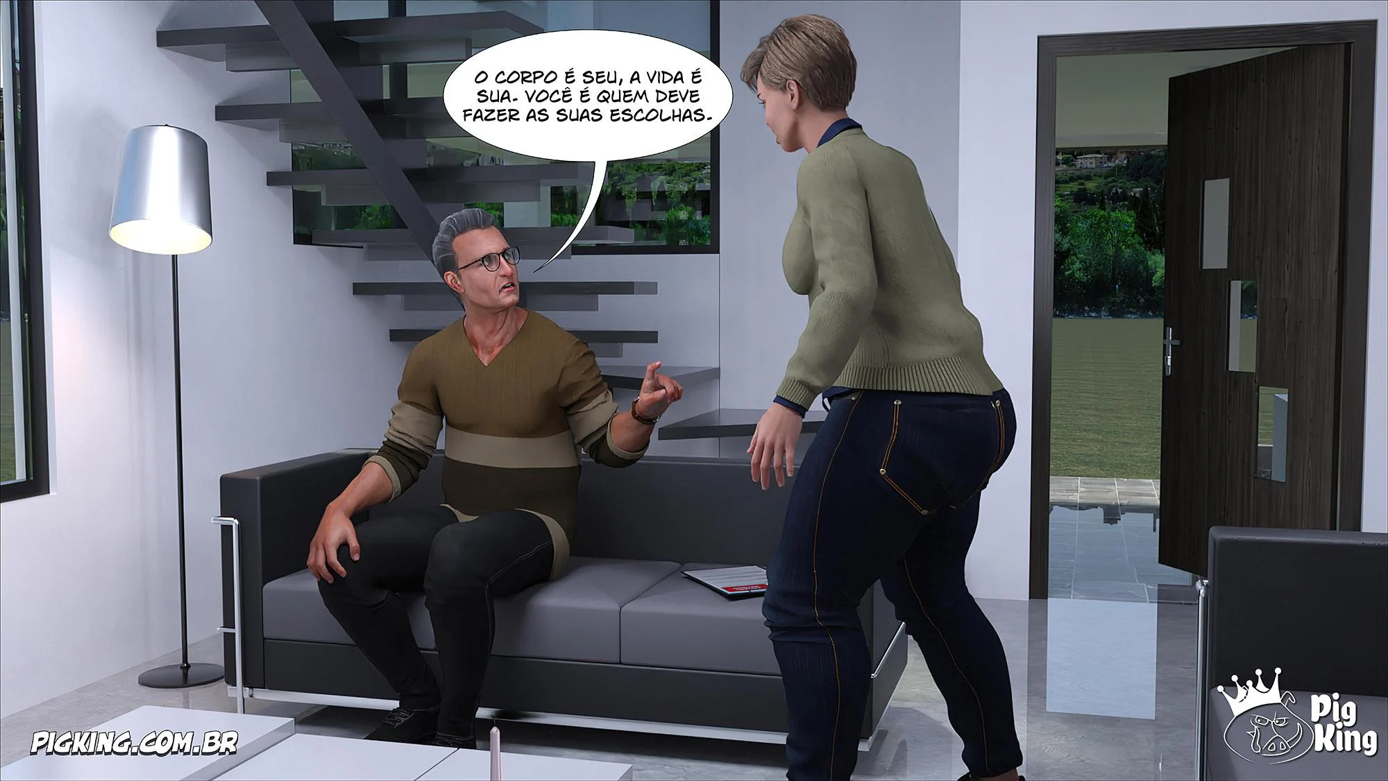 Luke - Parte 01: Sexo Explícito em 3D com Cenas Quentes de Pornografia Hardcore