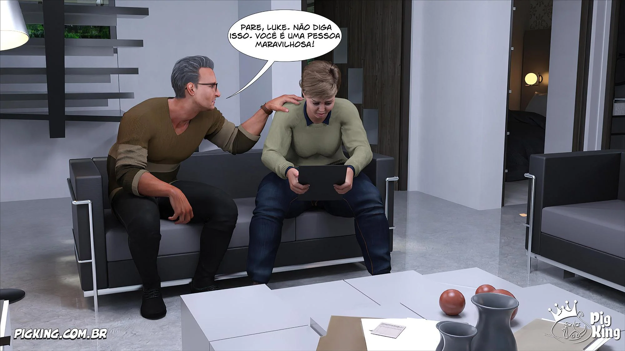 Luke - Parte 01: Sexo Explícito em 3D com Cenas Quentes de Pornografia Hardcore