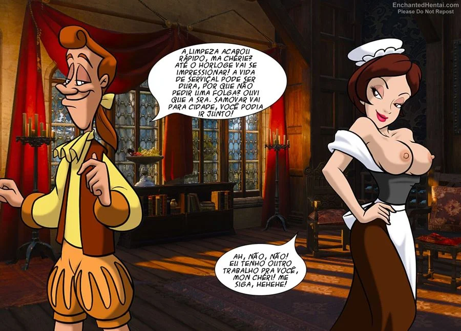 Explosão de Prazer: Lumiere e Fifi Entre Lençóis