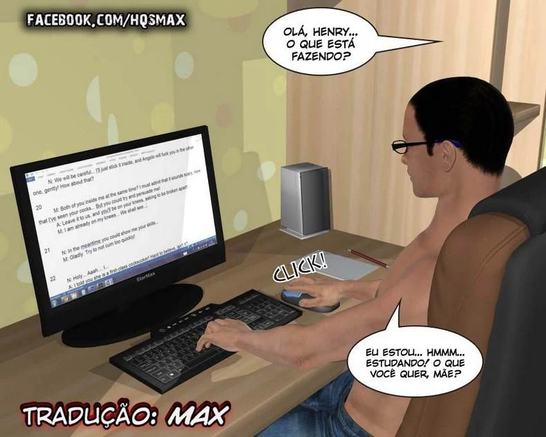 Irmãzinha na Cama: Contos Eróticos em HQ 3D Explícita