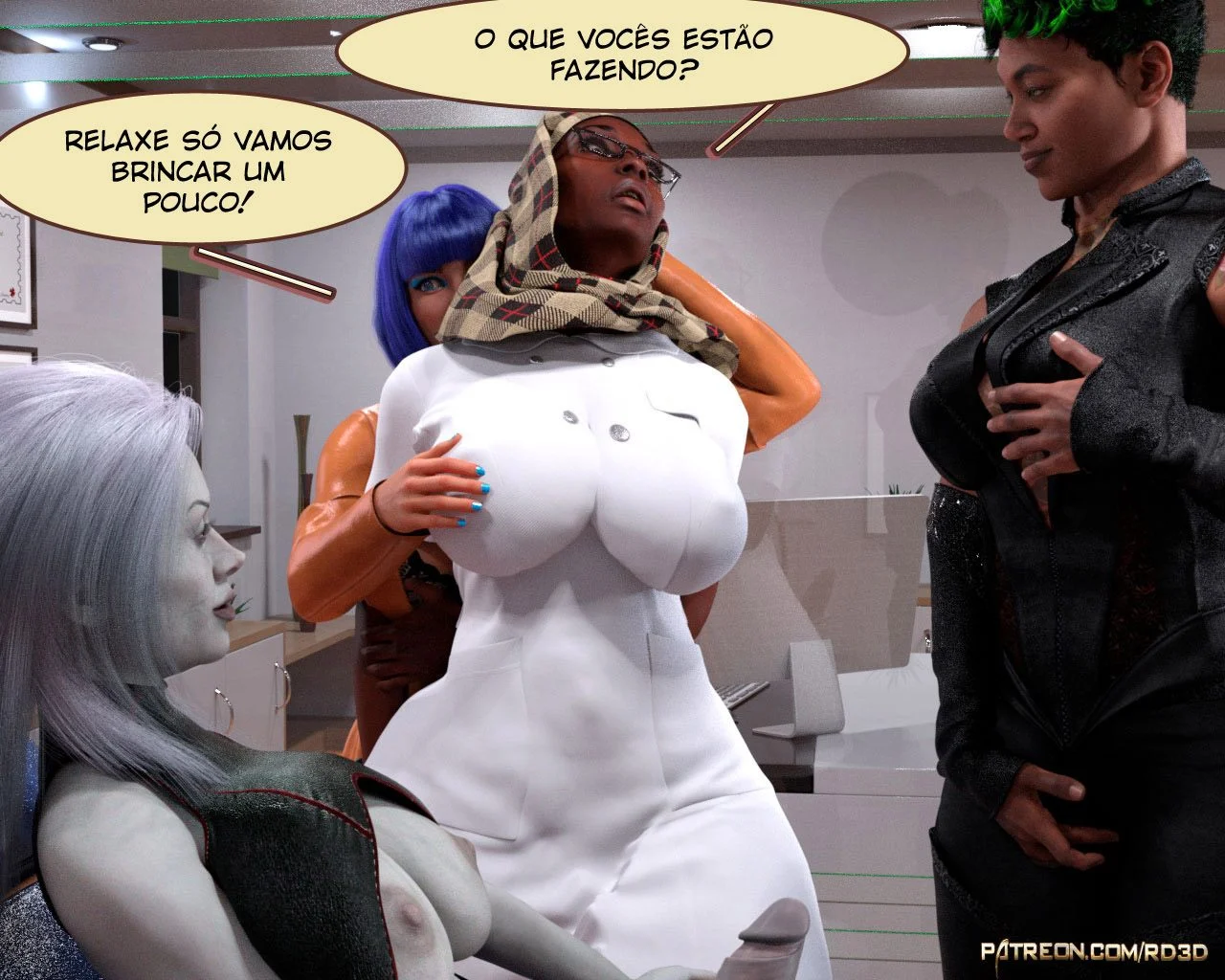 HQs 3D Explícitas: Foda Real com Predadores da Luxúria HQs 3D Explícitas: Foda Real com Predadores da Luxúria