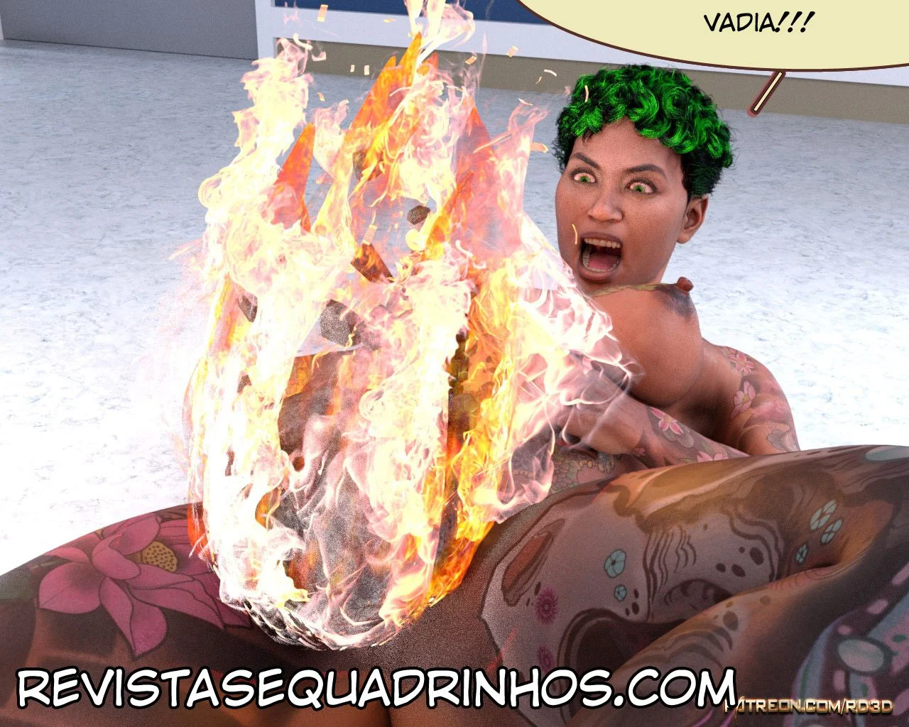 HQs 3D Explícitas: Foda Real com Predadores da Luxúria HQs 3D Explícitas: Foda Real com Predadores da Luxúria