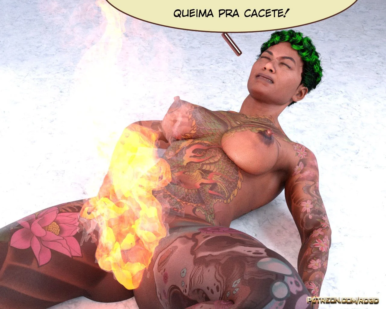 HQs 3D Explícitas: Foda Real com Predadores da Luxúria