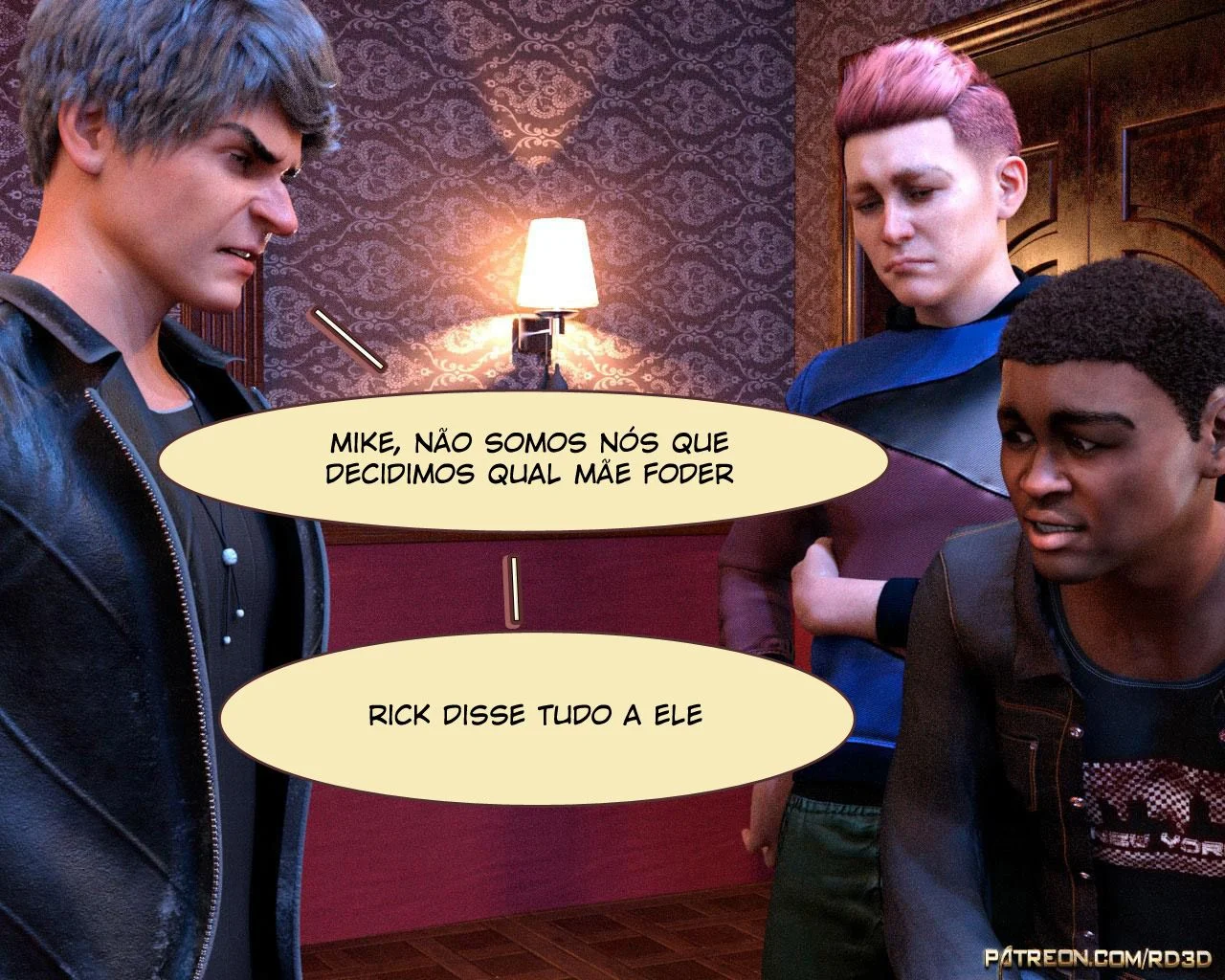 Predadores do Prazer 7: Quadrinhos Eróticos em 3D Explícito