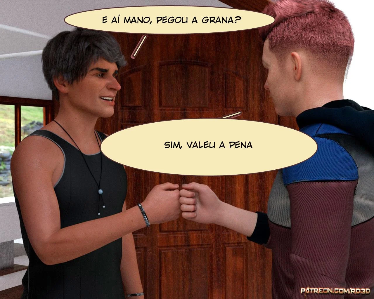 Predadores do Prazer 7: Quadrinhos Eróticos em 3D Explícito