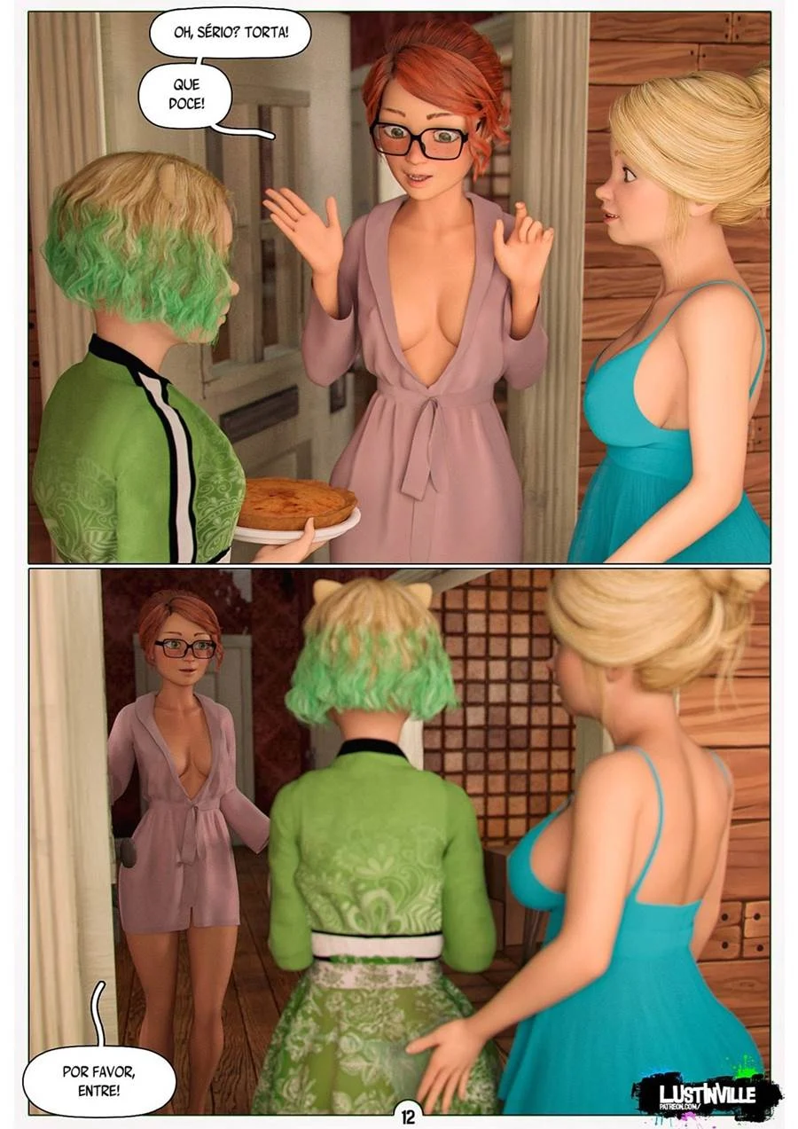 Despertada Pelos Vizinhos: Foda Matinal na Vila Pitoresca