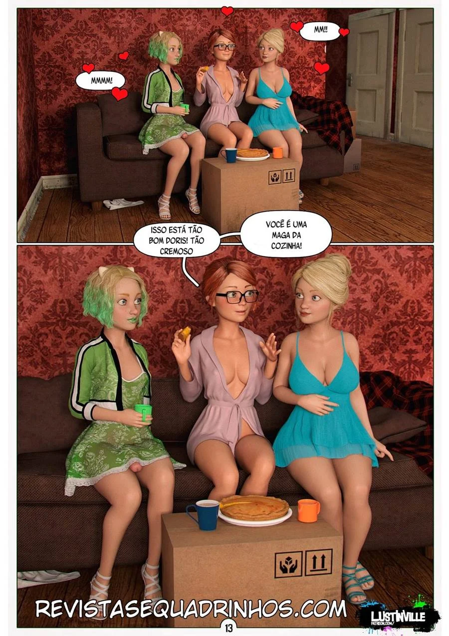 Despertada Pelos Vizinhos: Foda Matinal na Vila Pitoresca