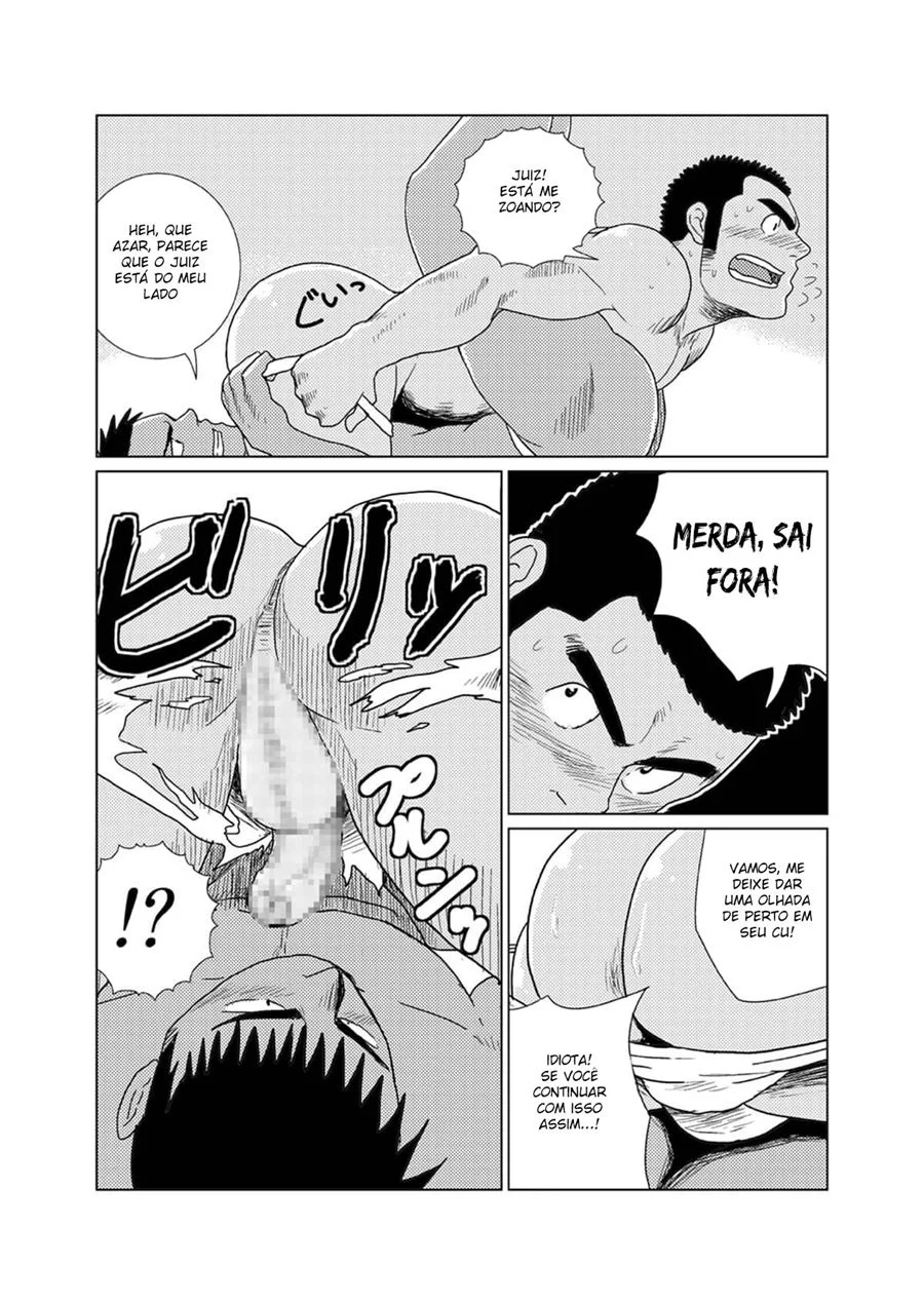 Luta Proibida de Cuecas - Yaoi Explícito com Transas Quentes